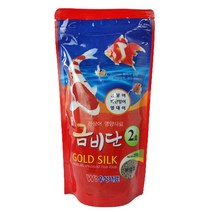 금비단 잉어 금붕어사료, 2호 250g