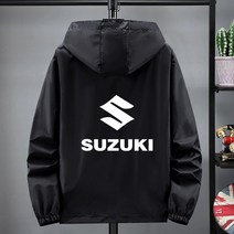 스즈키 형광 바람막이 자켓 오토바이 점퍼 윈드 사계절