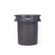 바퀴 원형 뚜껑 청소 양동이 쓰레기통 재설함 120L, 80L 받침대 포함