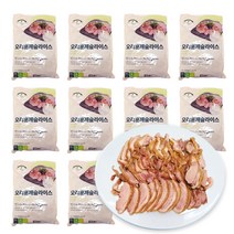 [도매] 오리훈제 슬라이스 10팩 대용량 업소용 캠핑음식, 800g, 800g