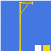 오레인 샌드백걸이대 야외앙카식 240cm 2색상 (화이트 엘로우), 화이트
