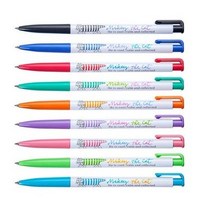 제노 캐릭터 9색 유성볼펜 0.5mm, 흑색, 1개