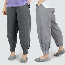 바보사랑 2731 (자연주의 남녀공용) 마 밴딩바지 마 2색상.조선클로젯