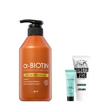 브로앤팁스 [브로앤팁스] 알파비오틴 모근모발강화 탈모샴푸 300ml, 단품없음