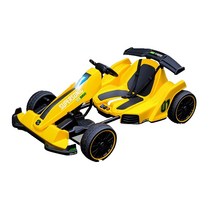 4륜 드리프트 카 고카트 원경조종 레이싱 카트라이더 1인용, 전기 모터 구동, 레드 리튬 전기 12V25