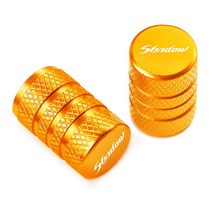 혼다 스티드 섀도우 400 600 VLX400 VLX600 VT400C VT600C VT600 CNC 액세서리 휠 타이어 밸브 스템 캡 밀폐 커버, [02] Glod, 02 Glod