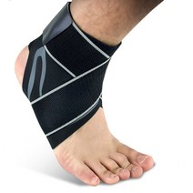 더블업 스트랩 발목 보호대 2p세트(M) (그레이)