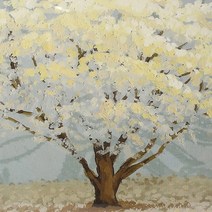 봄날 아트액자 배전반 커버 40X30CM 차단기 가림천 인터폰