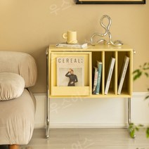 북유럽 LP 진열장 CD 레코트 장 수납장 랙 원목 우드 보관함 카페 바 레스토랑 장식장, E