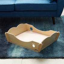 원목 구름침대 고양이 강아지 소 대 자작나무 방석사은품, 방석 사은품 제공