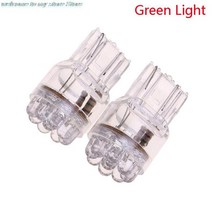 브레이크등 보조제동등 후미등 2개/갑 팩 DC 12V T20 7443 9LED 자동차 브레이크 전구 중지 신호등 램프, 02 -GN
