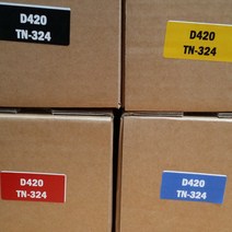 [신도/미놀타] 재생토너 D420 D421 D422 CM2071 CM3031 CM3091 (검정:28K/컬러:26K) TN-324 (BIZHUB-C225/C230/C236), 1개, 검정