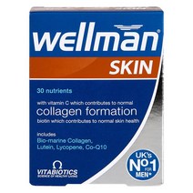 Vitabiotics Wellman Skin Technology 비타바이오틱스 웰맨 스킨 테크놀로지 60정