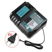 마키다 충전식배터리bl1860b 18v 6000mah 백업 makita 18vbl1860 bl1840 bl1850 dc18rf 3a 충전기 무선 드릴 36, 협력사, EU dc18rf 충전기