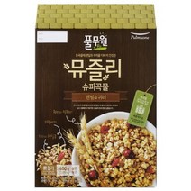 풀무원 슈퍼곡물 렌틸 귀리 뮤즐리, 400g, 2개