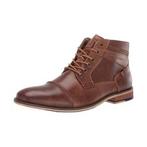 Steve Madden 남성용 조터 컴뱃 부츠 블랙 가죽
