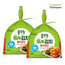 [풀무원] 톡톡 총각김치 1.4kgX2봉 (총 2.8kg), 단품