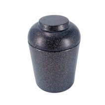 원두 보관 통 커피 휴대용 차 캔 허브 stash sealing cans coffee caddy sugar jar 냄새 증거 컨테이너 향신료 저장 주최자 상자 주방 가제트, 검은색