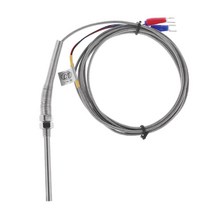 2m PT100 Thermocouple Probe 5mmx50mm Temperature Controller Sensor 3 Wire 0-400C, 은