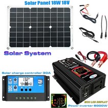 아파트 가정용 태양광 태양열 패널 설치 베란다 solarpanel 110v220v 전지, 12v  220v 6000w