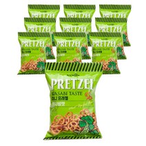 프레첼 와사비맛 85g 10봉 볶음양념맛 85g 10봉 매콤비프맛 85g 10봉 체다치즈맛 85g 10봉 초코맛 45g 10봉