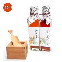 똑똑한먹방 120ml 참기름 참깨가루 식용유 기름 참기름과들기름 드레싱소스 들깨효능 생들기름효능 참깨효, 1개