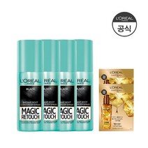 [로레알파리] [기획세트][로레알 파리]매직 리터치75ml 4종세트+랜덤오일샤쉐 2매, 상세 설명 참조, 상세 설명 참조, 직접입력1:브라운2개 / 직접입력2:다크브라운2개