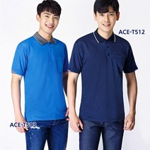 에이스 작업복상의 ACE-T513 반팔 카라티셔츠 단체복, XL, XL, 1개