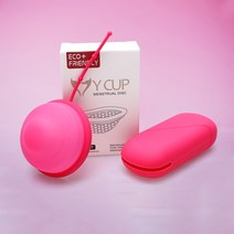 생리컵 생리컵추천 위생생리컵 꼬리 플랫 핏 디자인이있는 생리 디스크 여성용 실리콘 케이스가있는 초박형 살균 실리콘 생리 컵 기간 코파, 장미 선물 상자, 크기가 큰