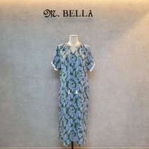 엠벨라 [엠벨라] 울산점 반팔 레이스 옆트임 여름 야자수 태슬 바캉스 롱원피스