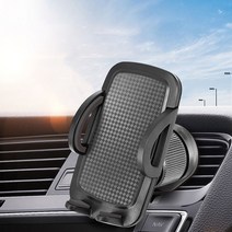 차량용 핸드폰 거치대 송풍구 스마트폰 휴대폰고정 날개형헤드 A358, 단품