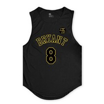 KB20 LA레이커스 NBA 농구 팀 조끼 나시 티 속건 져지 통기성 빅사이즈 코비 민소매 훈련 런닝 짐웨어 운동