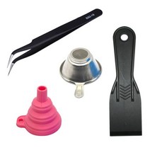 3D프린터부품 3D 프린터 부품 실리콘 깔때기 + 금속 UV 수지 필터 컵 족집게 SLA 특수 도구 삽 광자 DLP, [05] Type C