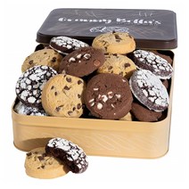 그라니벨라 초코칩 쿠키 27피스 1kg 틴케이스 화이트 밀크 초콜릿 고급 답례 선물용 비스킷