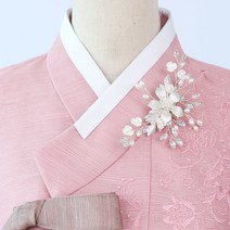 꽃가람B 한복 브로치