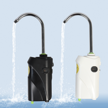 USB 충전식 스마트 취수기 기포기 LED조명등 2022년형, 화이트