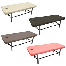 베드연구소 미용베드 마사지침대 경락베드 국내생산제작, 아이보리, 1800x700x700, 열선있음