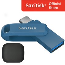 샌디스크 USB 메모리 SDDDC3 네이비 C타입 OTG 3.1 대용량 / USB 전용 케이스, 128GB