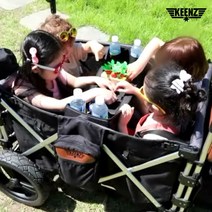 킨즈 킨즈 험비 웨건 접이식 유아웨건 4인용, 단일옵션