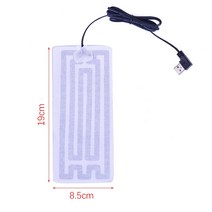 발난로 발열 온열 매트 전자파차단 사무실 발히터 USB 5-12V 난방 히터 패드 마사지 워밍 바디 발 겨울 휴대용 따뜻한 플레이트 마우, 04 as shown