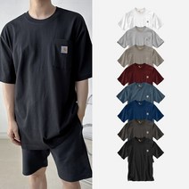 칼하트 워크웨어 포켓 반팔티 K87 티셔츠