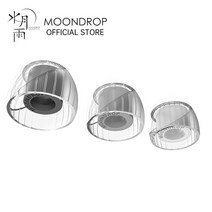 MoonDrop 스프링 팁 어쿠스틱 웨이브 가이드 + 더블지지 구조 실리콘 이어폰 Kato(3 pairs), 03 Spring Tips M