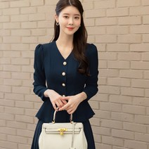 시크라인 레지나 페플럼 블라우스 CLLC-B-32