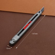SDI 아연 합금 손잡이 고정 블레이드 가죽 공예 커터 DIY 스카이빙 나이프 도구, Knife