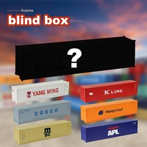모델 기차 12pcs 호 규모 1:87 40피트 선적 컨테이너 4039 화물 미스터리 박스 블라인드 박스 c8746x