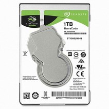 씨게이트 노트북용 바라쿠다 2.5 HDD, 1TB, ST1000LM048