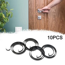 도어 손잡이 용 10pcs 교체 스프링 핸들 레버 내부 코일 수리 스핀들 잠금 비틀림 스프링 플랫 섹션 케이블, 한개옵션0