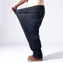 빅사이즈 청바지 남자 허벅돼 허벅지굵은 바지 200kg 뚱뚱한
