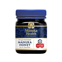 Manuka Health MGO 115+ 마누카 생꿀 1.1lb / 17.6oz(500g) UMF 6+ 인증 100% 순수 뉴질랜드산, Standard Packaging, 8.8 Ounce (Pack of 1), 1개