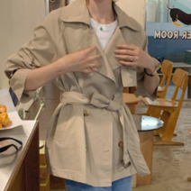 스테디 하프트렌치코트 트렌치코트 여자트렌치코트 여성하프트렌치코트 하프코트여자 봄옷여성코트 여성트렌치코트 여자트렌치코트 여성코트
